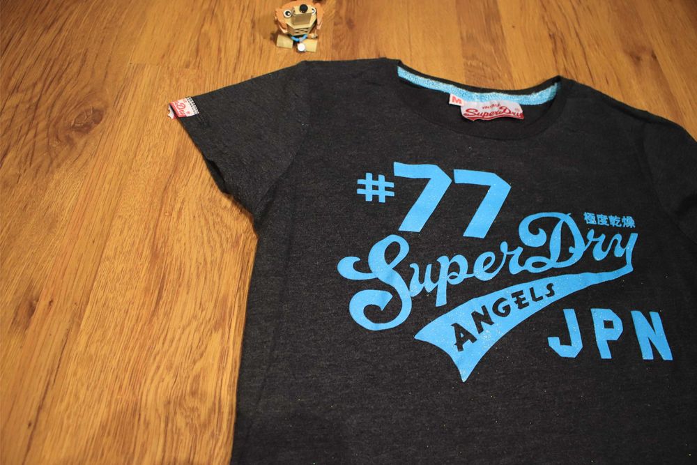 T-shirt Superdry r. M kr rękaw damski bawełna
