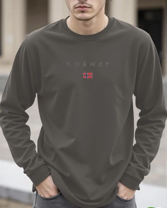 Мужская футболка с длинным рукавом