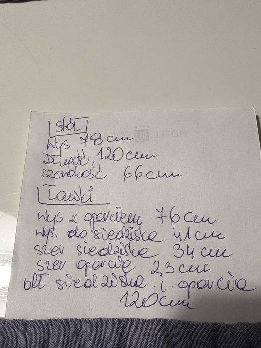 Zestaw Mebli ogrodowych