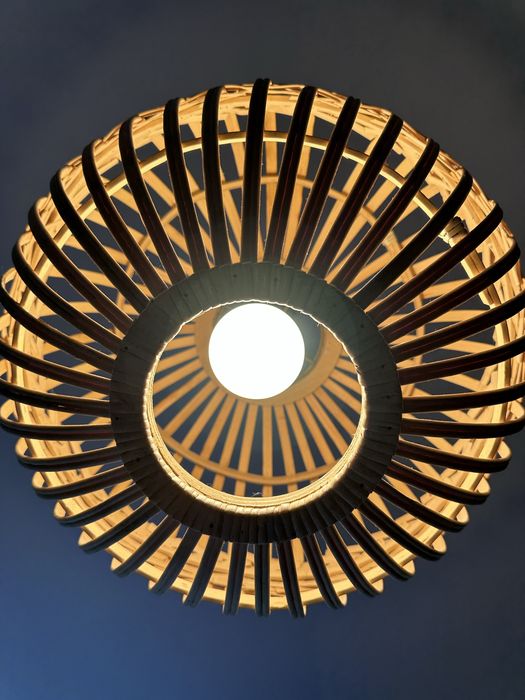 Lampa wisząca bambusowa