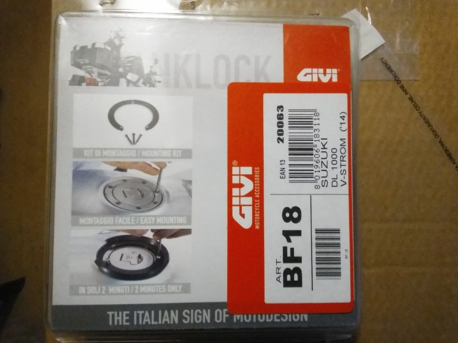 BF18 SUZUKI (14>20) NOWE givi mocowanie tanklock tangbag DL1000 / GSX