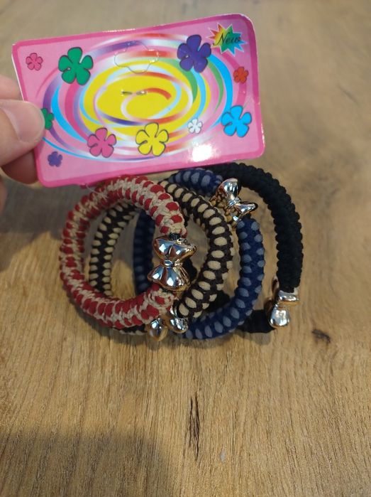 Gumki do włosów 4 szt