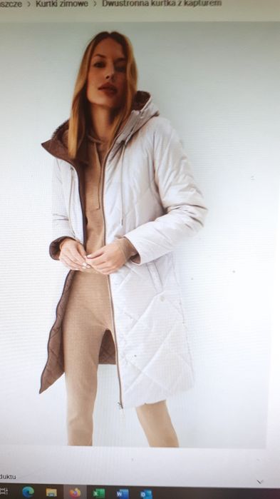 NOWOŚĆ Dwustronny Płaszcz MOHITO