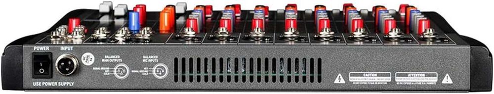 Profesjonalny mikser 8-kanałowy Bluetooth Efekt USB 48V DX8