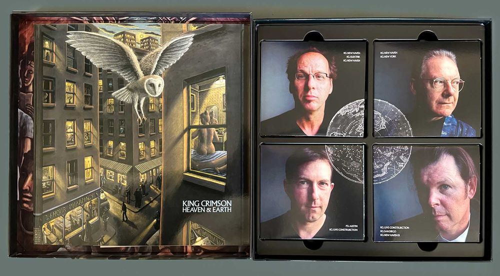 King Crimson_HEAVEN & EARTH: edição de luxo. Como novo.