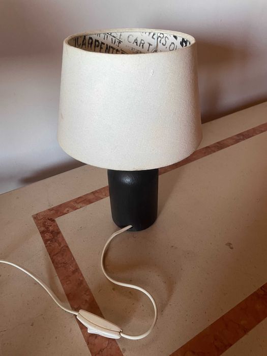 Candeeiro pintado à mão