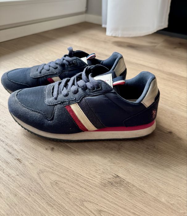 Buty U.S. Polo Assn. granatowe z różem