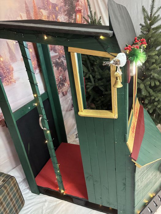Comboio cenario de Natal