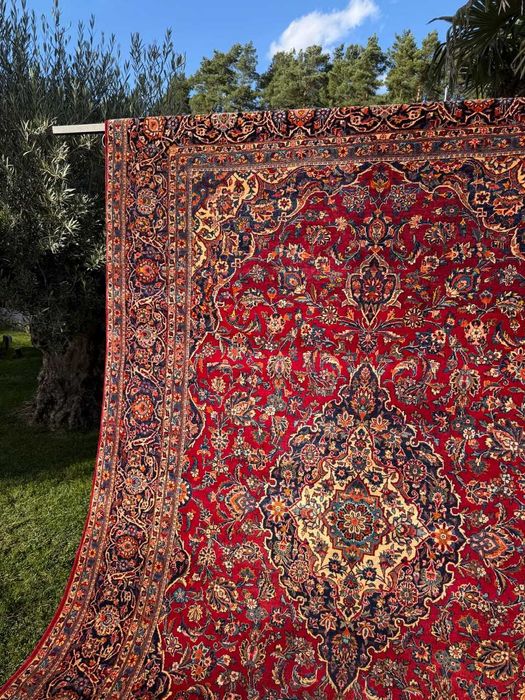 Dywan Wełniany Kaszmirowy Perski Iran Keshan 355x230 galeria 24 tyś