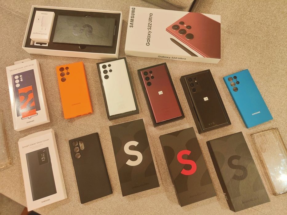 Samsung S22 Ultra 5G 12GB/512GB, 256, 128 c/NOVO. Troca/retoma. Capas