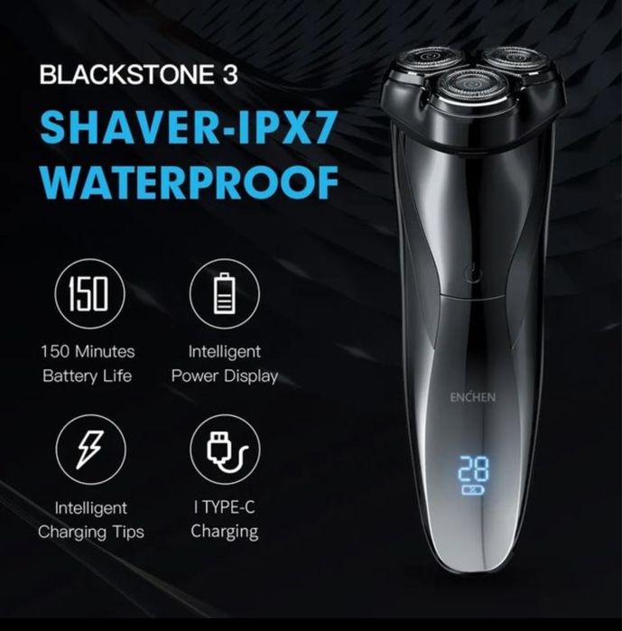 Máquina de barbear eletrica à prova de água