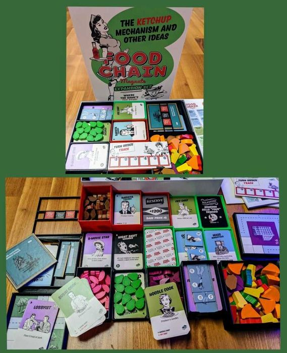 Insert organizer Food Chain Magnate: Mechanika Ketchupu i Inne Pomysły