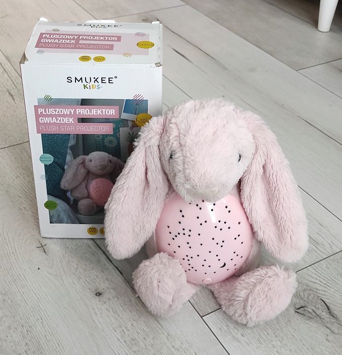 Projektor gwiazd pluszowy królik