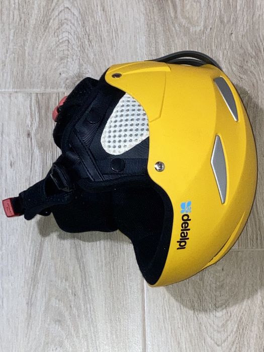Kask narciarski Delalpi Junior Matt rozmiar S 55-56 cm