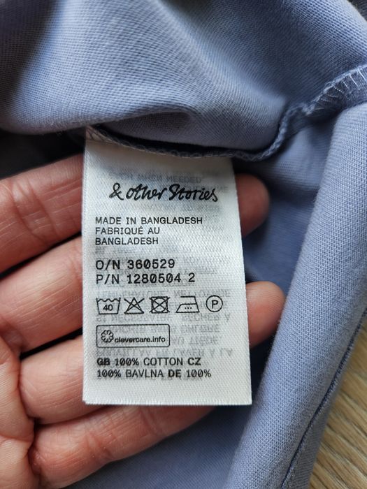 & Other Stories t-shirt cropped  r.xs/34