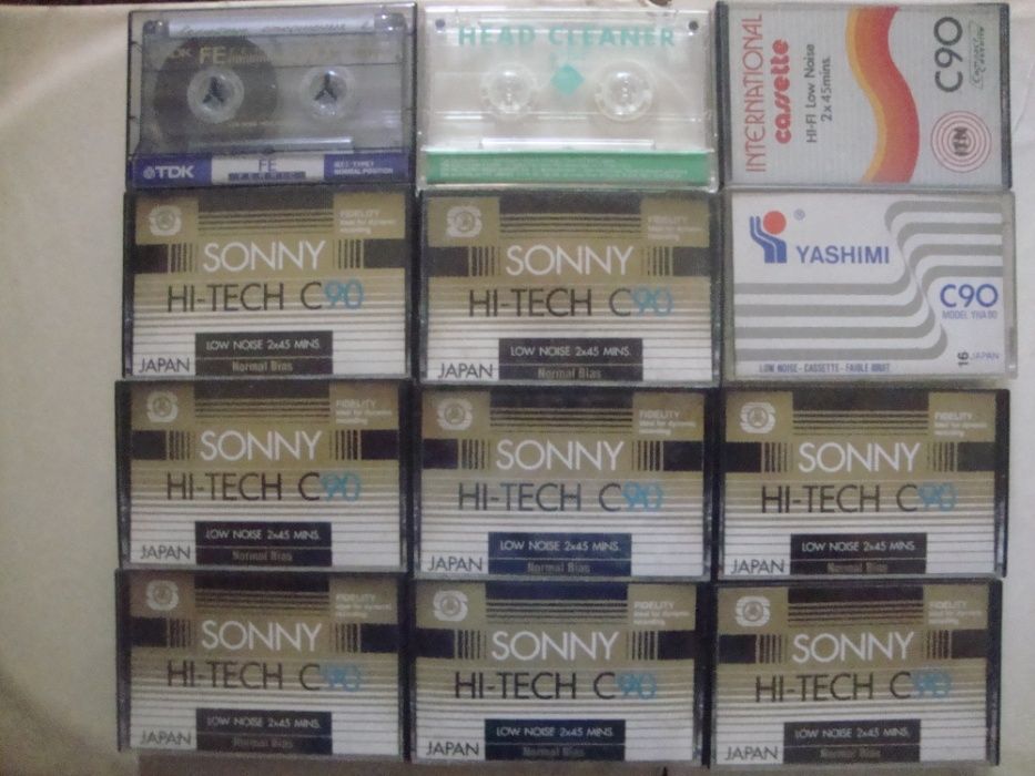 аудио кассеты SONNY HI TECH90/YASHIMI LH Goldstar HD-90/ZZZ-zd90/