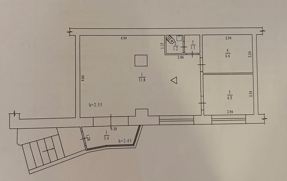 Оренда комерційного приміщення 51 м² | вул. Соборності, 60 | Червона лінія | Центр
