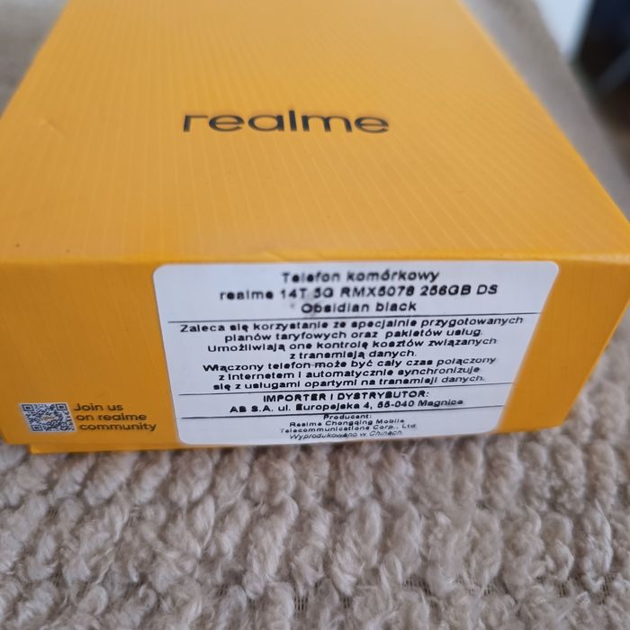 Smartfon Realme 14t, stan idealny