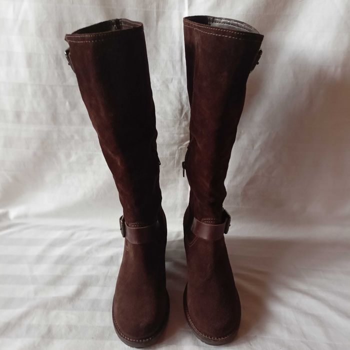 Dune London  kozaki roz. 39 - dł. wkł. 25 cm- skóra- stan bdb