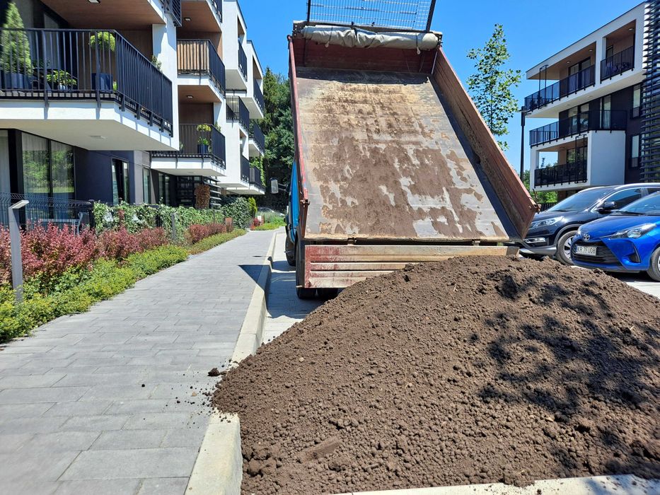 Ziemia ogrodowa siana, czarnoziem, humus, pod trawnik, pod warzywa