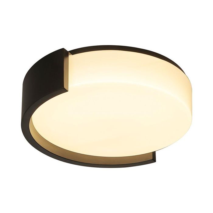 Oprawa Sufitowa Plafoniera V-tac 63W LED 55cm 3w1 Ściemnialna Czarna BT Pilot CCT VT-84036 3000K-4000K-6000K 7200lm Wyposażenie Wnętrz