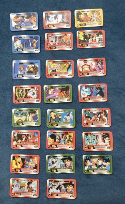Karty dragonball 156szt. Z tego 43szt. Duplikaty