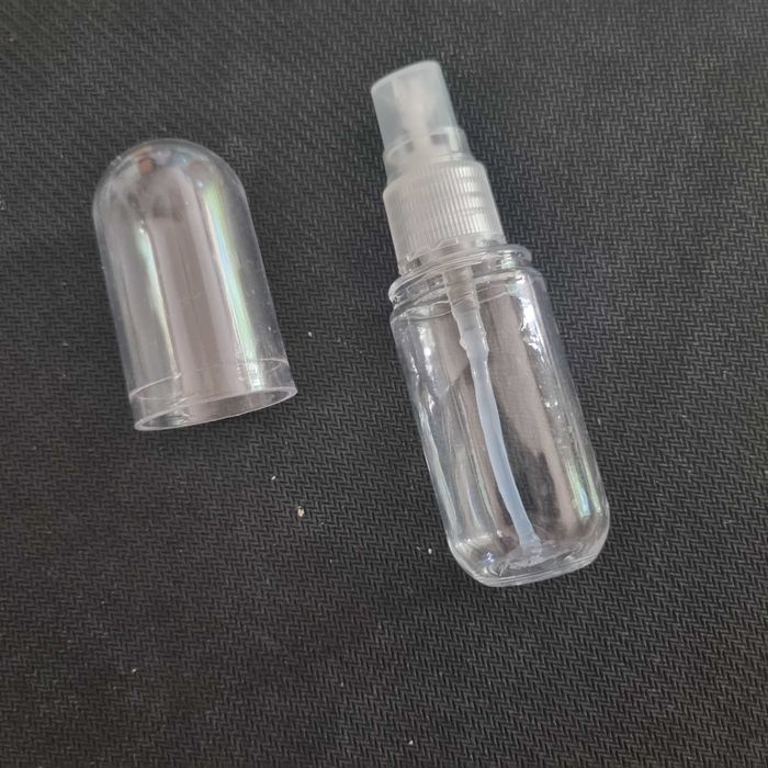 Frascos Spray PET Transparentes 30 mL | Novos | Ideais para Cosmética, Álcool Gel, Perfumes e Viagem