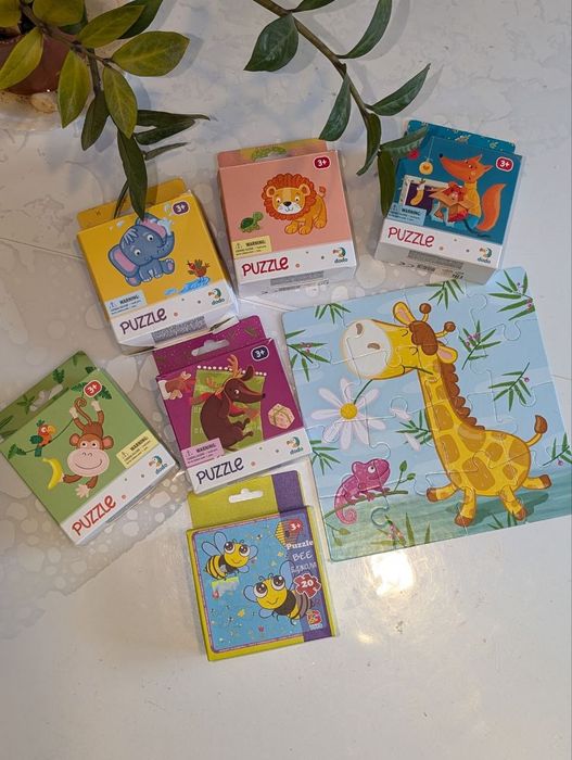 Пазли м'які пазлы половинки Гра розвиваюча пазли пґVladi Toys "Хто що