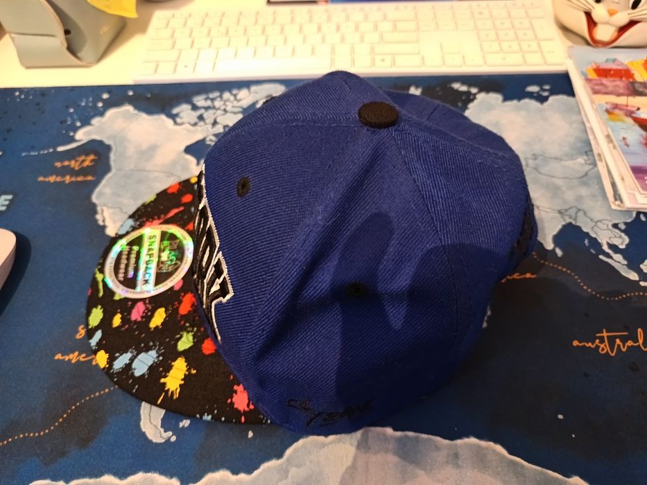 Vendo boné  azul às cores verdadeiro loja de Londres chapéu bom estar