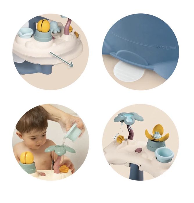 Стільчик для купання Smoby Little Водяні розваги 7600140408