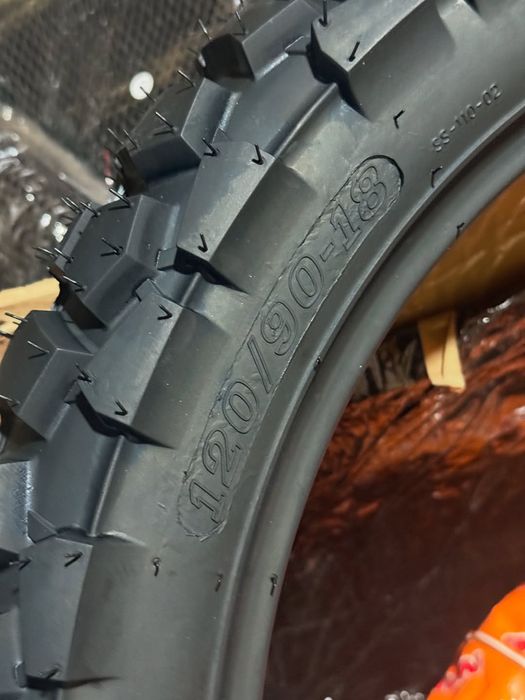 Мотошина 120 90 R18, резина кросс ендуро, моторезина, шина на мото