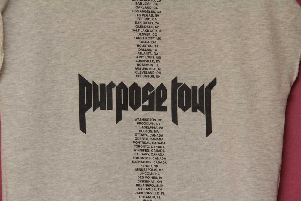 H&M 12 L Justin Bieber purpose tour толстовка безрукавка женская