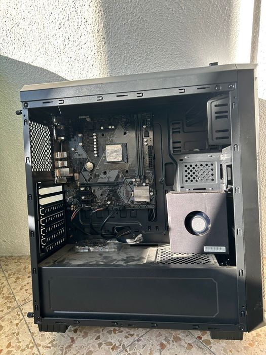 Ryzen 5 2600 + motherboard asus prime b450m-k + torre + pen asus wifi