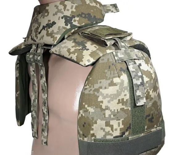 Система Захисту Плечей та Шиї. 1 клас по ДСТУ. Кольори Multicam, Pixel