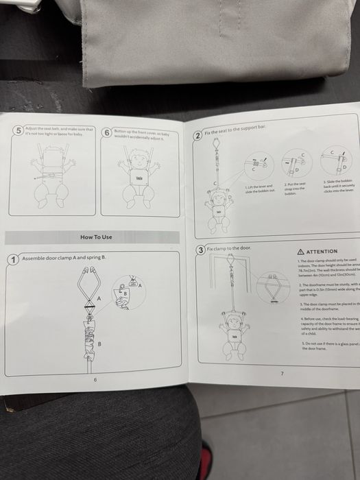 Huśtawka dla niemowląt 6/24