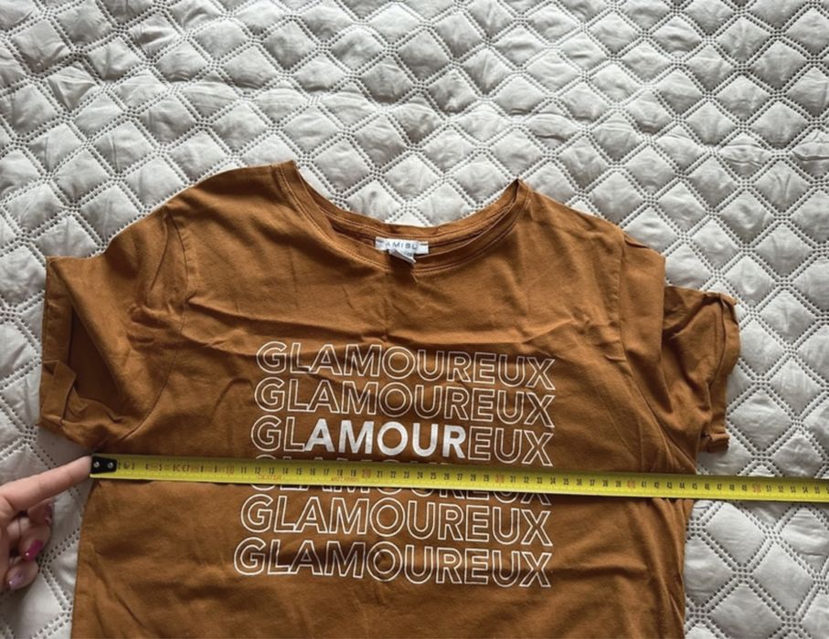 Koszulka t-shirt z krótkim rękawem amisu S