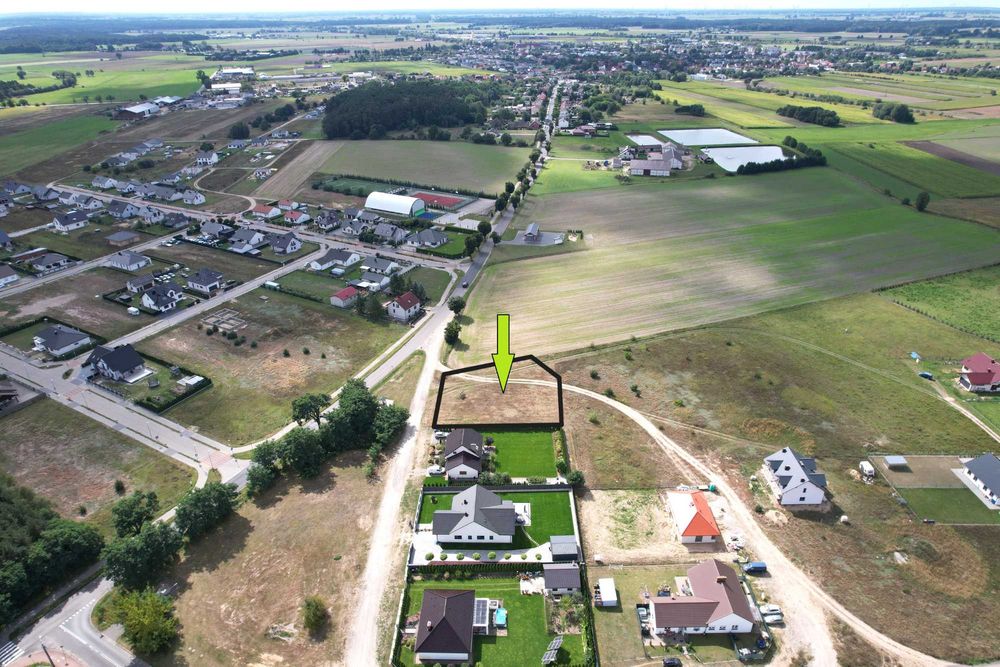 Działka budowlana na osiedlu Piaski - Widok 2