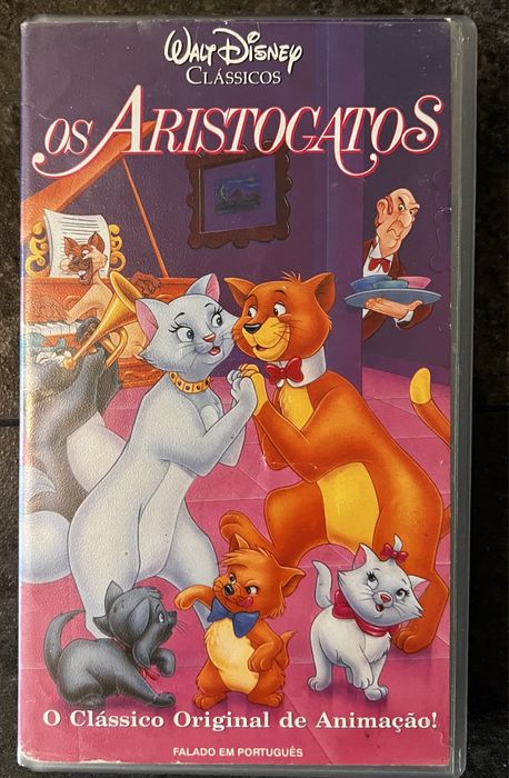 Lote de 5 cassetes VHS desenhos animados