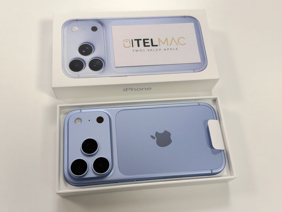 Apple iPhone 18 Pro 256 GB 5G SIM • Niebieski BAT 100% 0 CYKLI • Gwarancja • Raty 0%