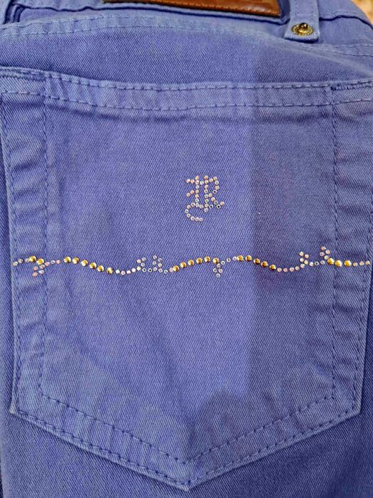 Круті нові фірмові джинси жіночі red apple сині голубі стрейч коттон