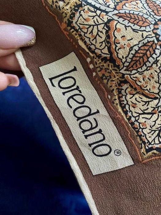 loredano! 100% натуральний креповий шовк роуль бандана