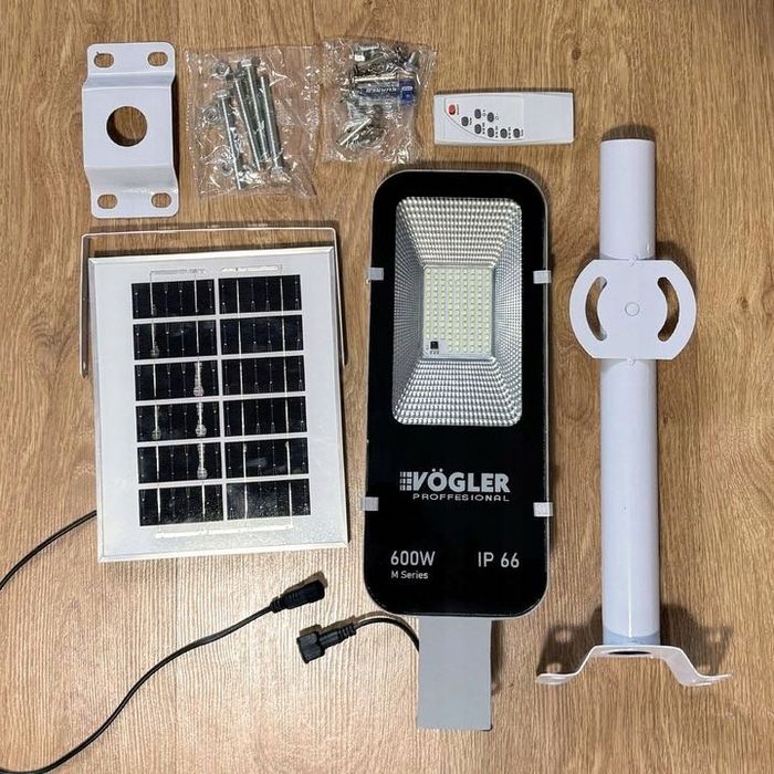 LAMPA SOLARNA 600W z Czujnikiem Ruchu i Zmierzchu DUŻY PANEL Mocna