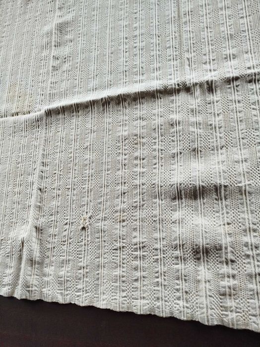 Individual em linho de mesa retangular