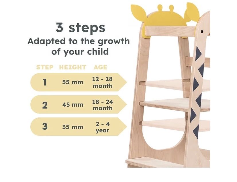 Torre de aprendizagem girafa, da Lalaloom