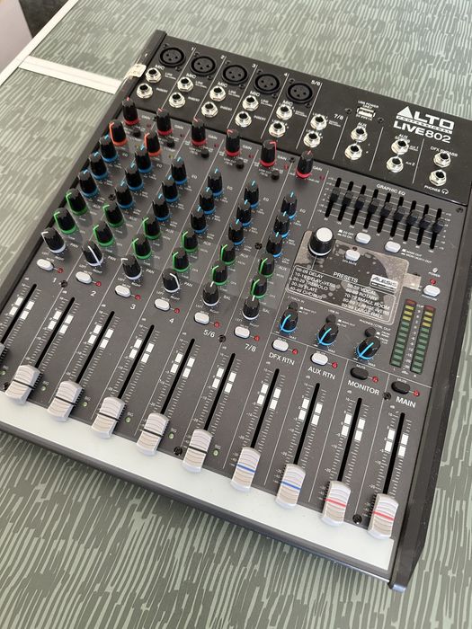 Alto Live802 Mesa De Som Analogica