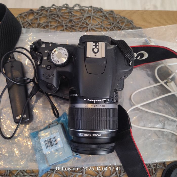 Canon 500D obiek. 18-55, Full Pack, 4486 zdjeć, Idealny. GRATISY