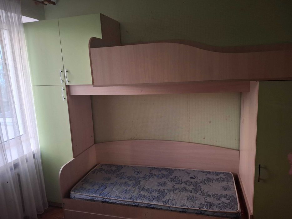 Меблі в спальню.Дитяче двоярусне ліжко. Дитячі меблі. Меблі в дитячу.