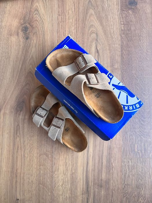 Birkenstock Arizona couro de camurça