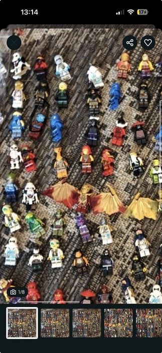 LEGO ninjago minifigurki