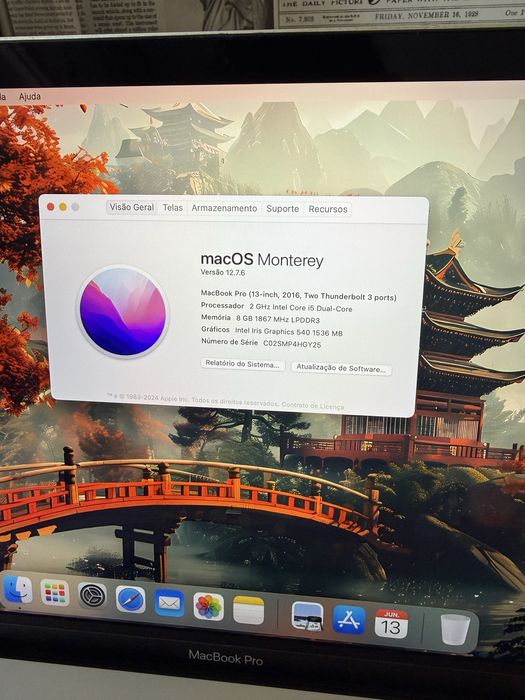 Macbook pro semi novo